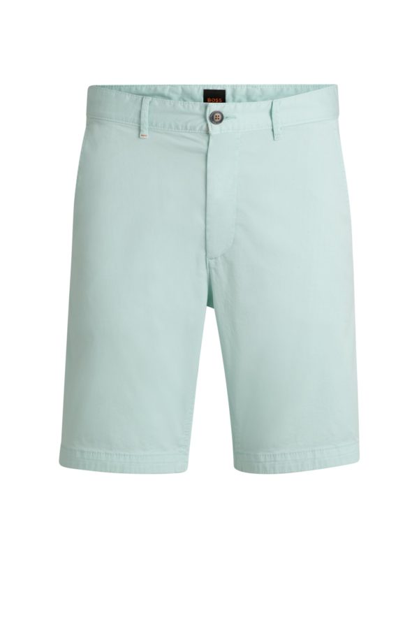 Hugo Boss Short Slim en twill de coton stretch