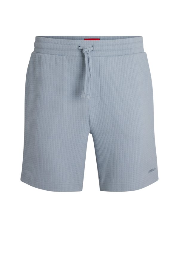 Hugo Boss Short de pyjama gaufré avec logo brodé
