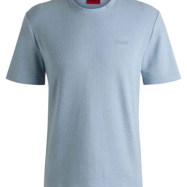 T-shirt de pyjama gaufré avec logo brodé – Hugo Boss
