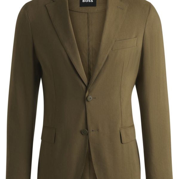 Hugo Boss Veste Slim en mélange de lin et de stretch