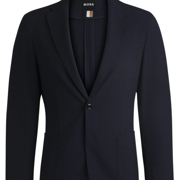 Veste Slim en seersucker stretch – Hugo Boss