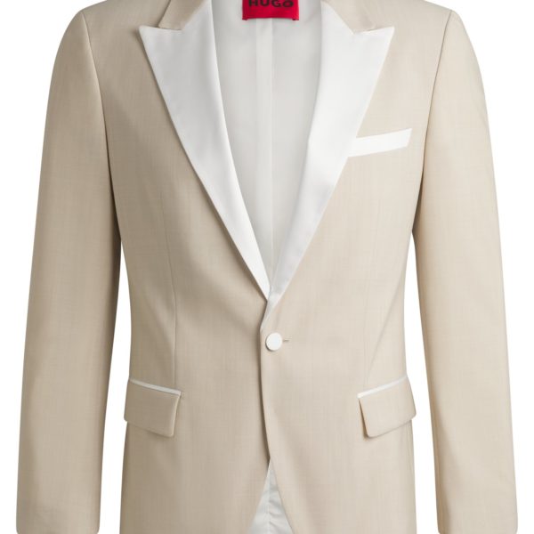 Veste de smoking Slim en laine mélangée – Hugo Boss