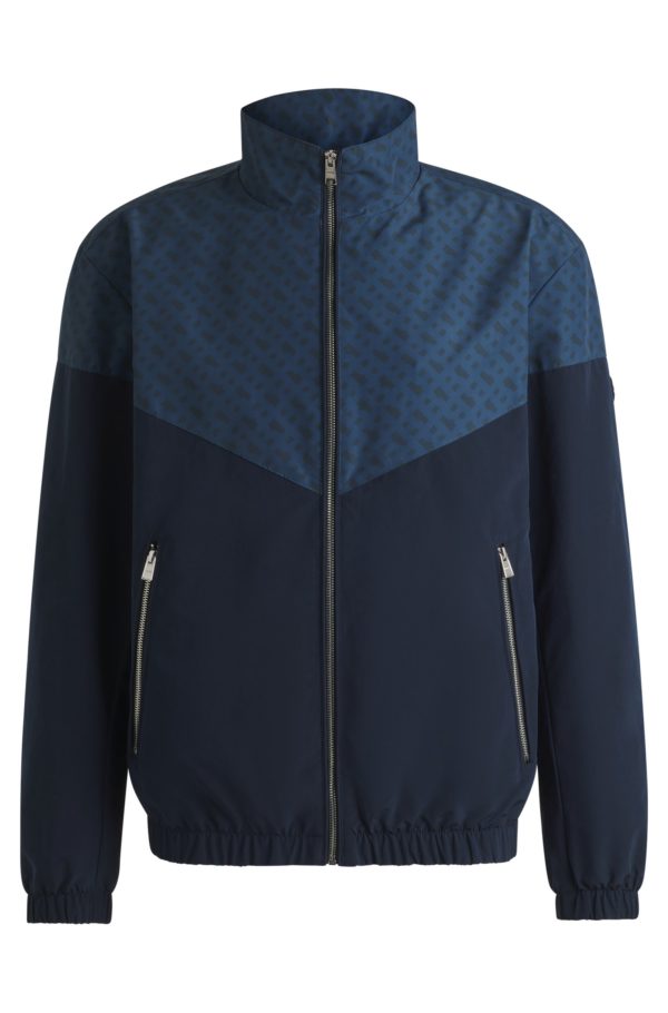 Hugo Boss Veste déperlante monogrammée