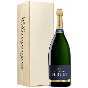Champagne H.Blin - Brut - Mathusalem - Caisse Bois