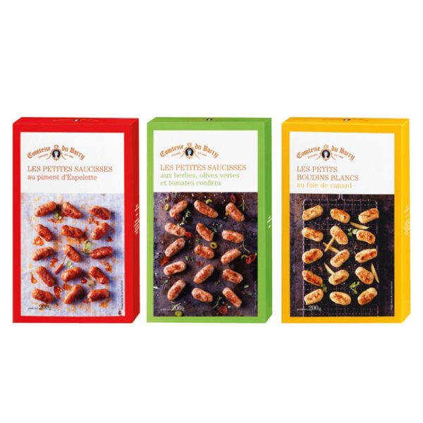 L’assortiment apéritif – saucisses et boudins à picorer-Comtesse du Barry