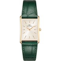 Daniel Wellington DW Montre 22x32 Bound Crocodile Champagne Sunray Gold
