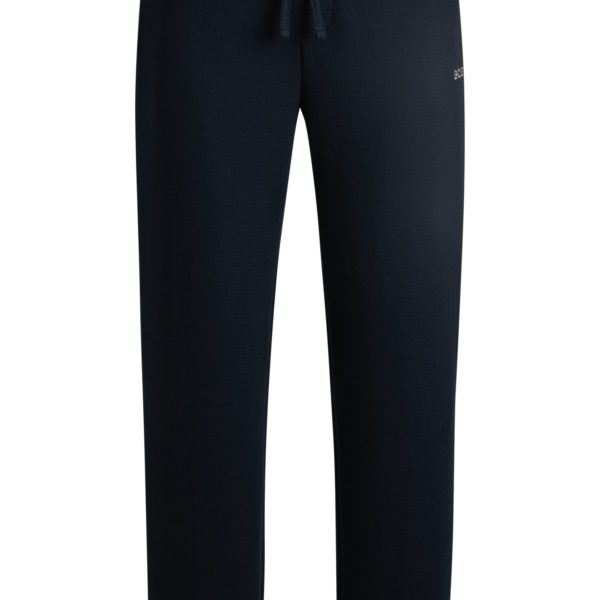 Bas de pyjama en coton mélangé à logo brodé – Hugo Boss