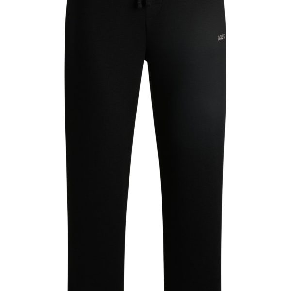 Bas de pyjama en coton mélangé à logo brodé – Hugo Boss