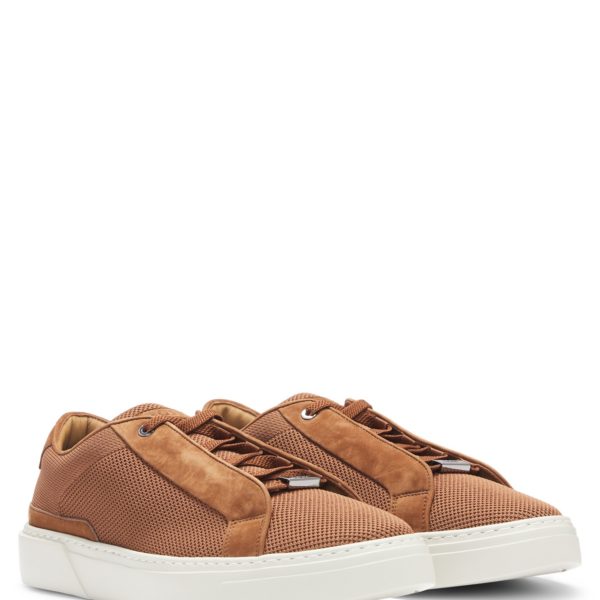 Hugo Boss Baskets basses Gary avec tige en maille respirante