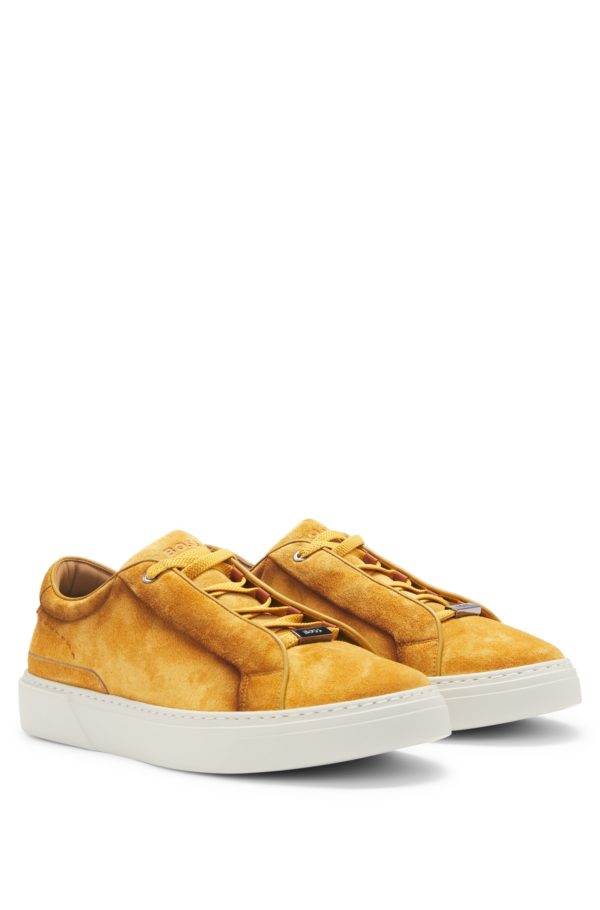 Hugo Boss Baskets basses Gary en cuir suédé