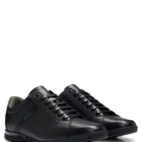 Hugo Boss Baskets en cuir avec doublure anti-odeurs