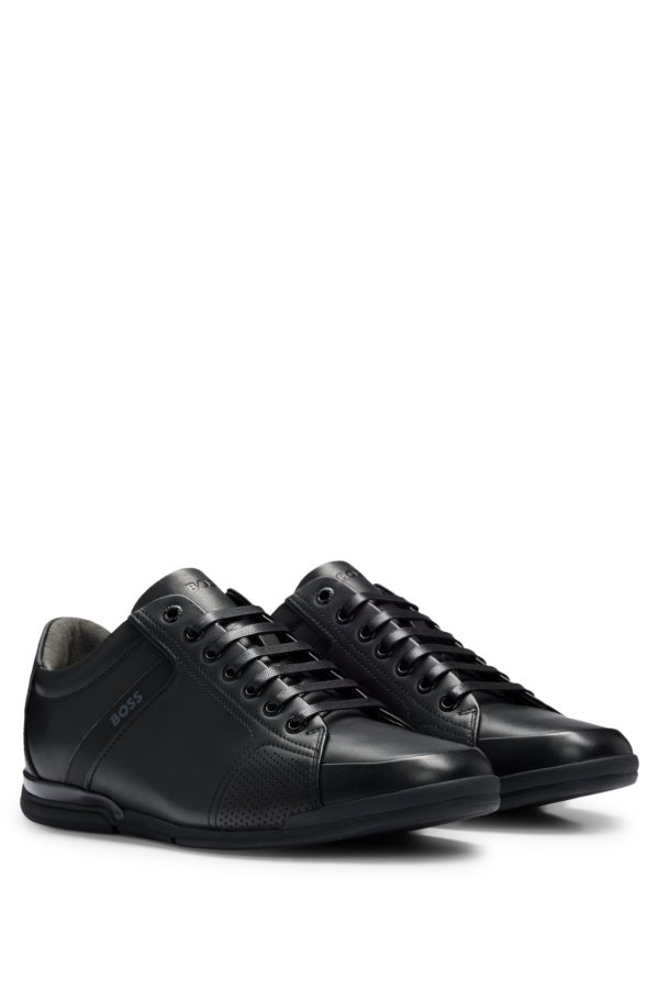 Hugo Boss Baskets en cuir avec doublure anti-odeurs