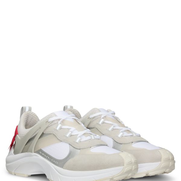 Hugo Boss Baskets inspirées des chaussures de course en cuir suédé et mesh
