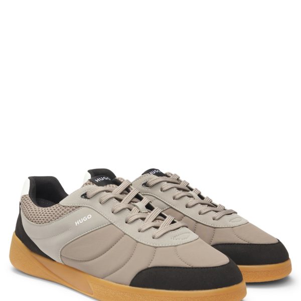Baskets style chaussures de football imitation cuir suédé – Hugo Boss