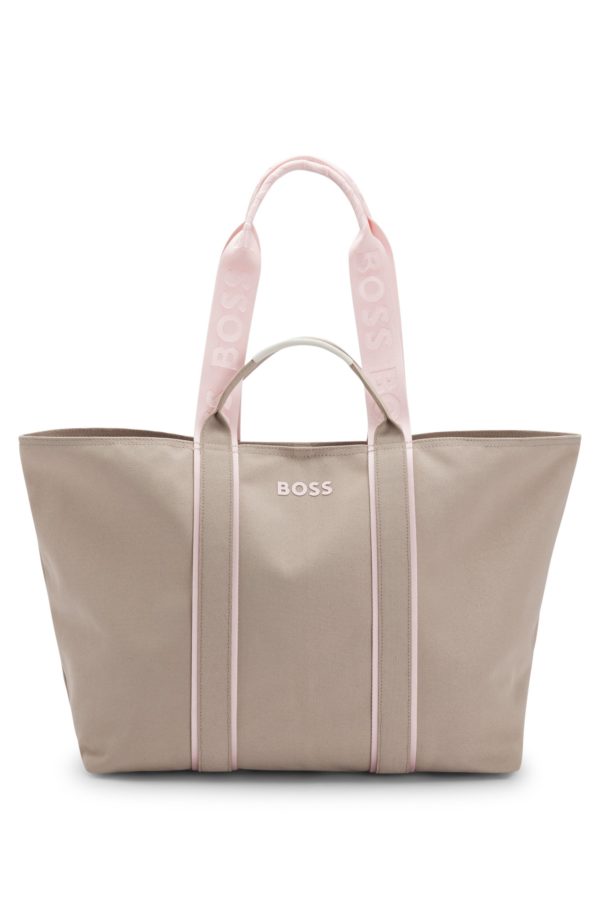 Hugo Boss Cabas texturé avec anses logotées