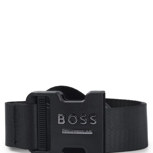 Ceinture d’équitation en toile avec crochet pour gants – Hugo Boss