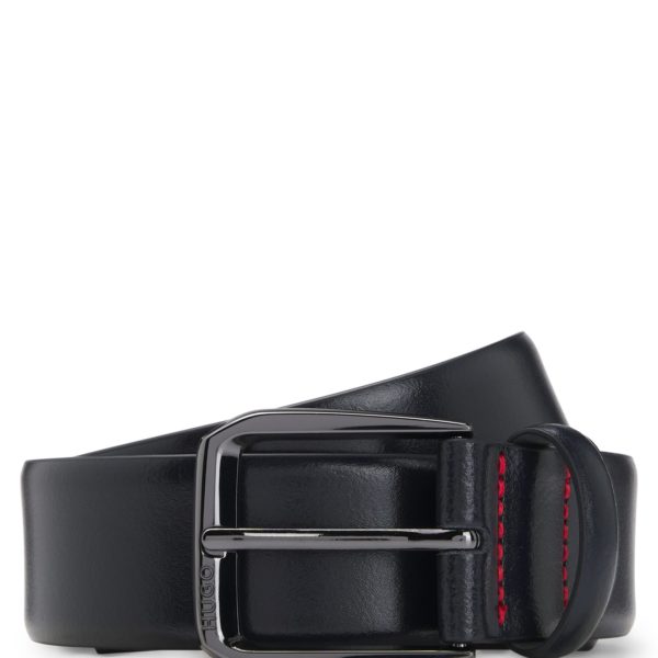 Hugo Boss Ceinture en cuir italien avec boucle logotée