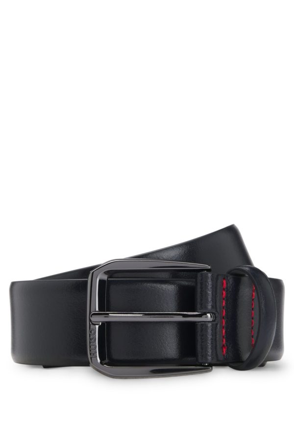 Hugo Boss Ceinture en cuir italien avec boucle logotée