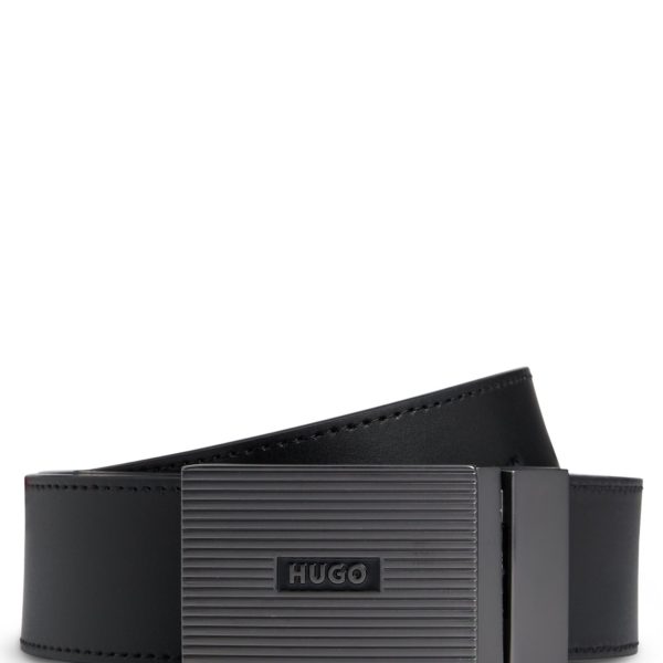 Hugo Boss Ceinture réversible en cuir italien avec boucle plate