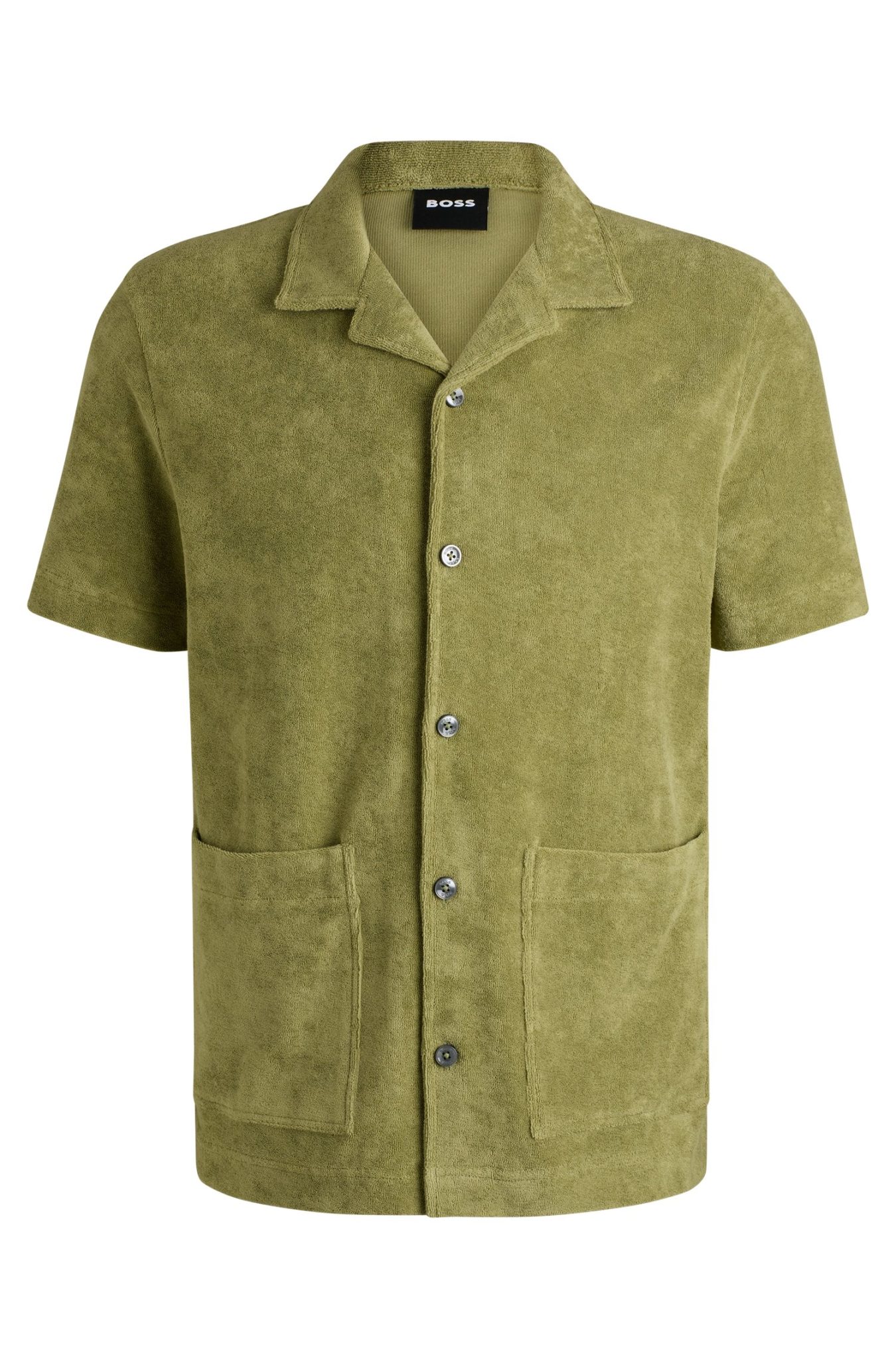 Hugo Boss Chemise Regular en coton éponge