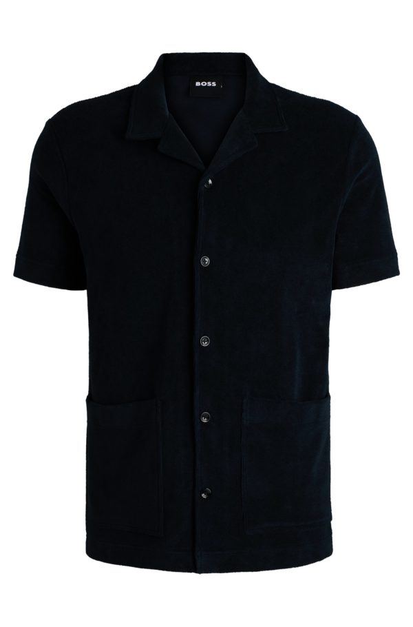 Hugo Boss Chemise Regular en coton éponge