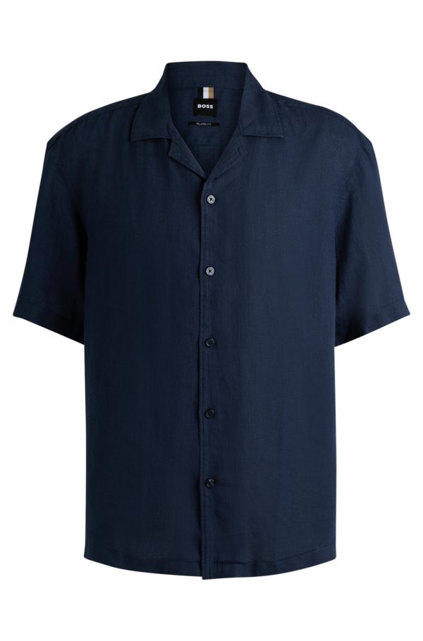 Hugo Boss Chemise Relaxed en lin