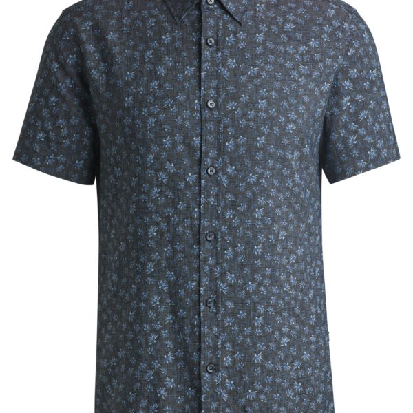 Hugo Boss Chemise Slim en lin stretch avec imprimé à fleurs