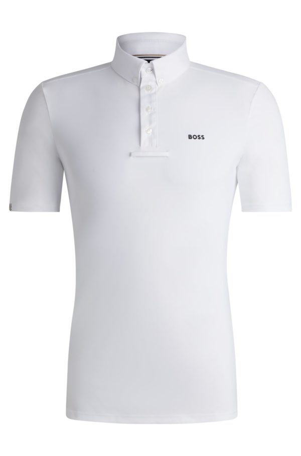 Hugo Boss Chemise de concours d’équitation en piqué stretch