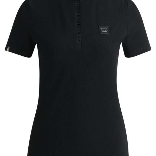 Chemise de concours d’équitation en tissu stretch côtelé – Hugo Boss