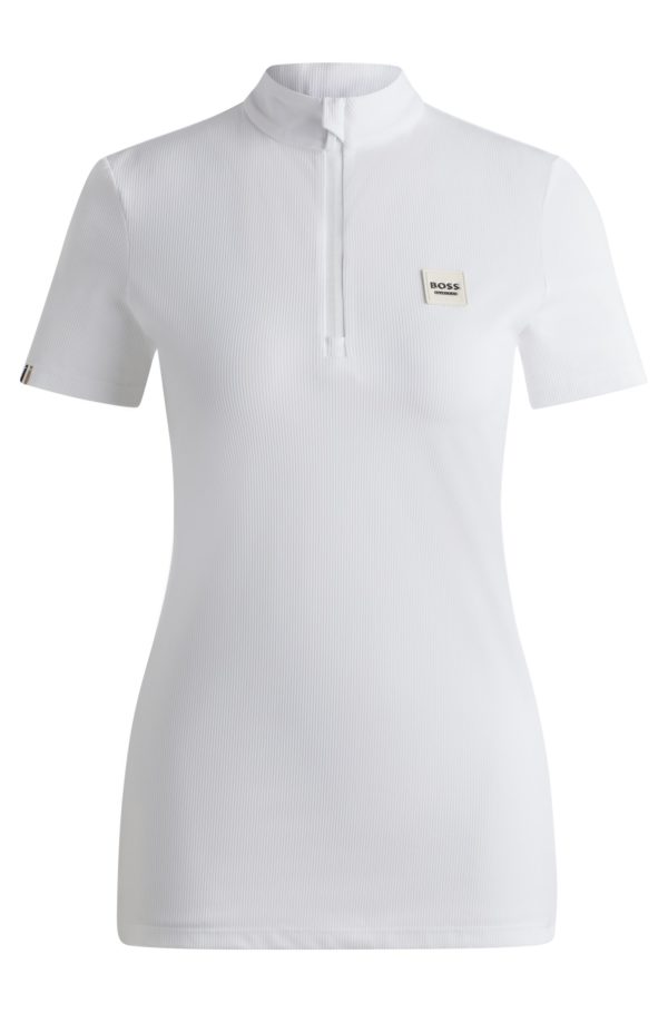 Hugo Boss Chemise de concours d’équitation en tissu stretch côtelé