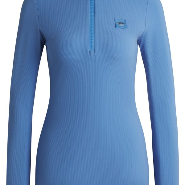 Chemise d’entraînement d’équitation en piqué stretch – Hugo Boss