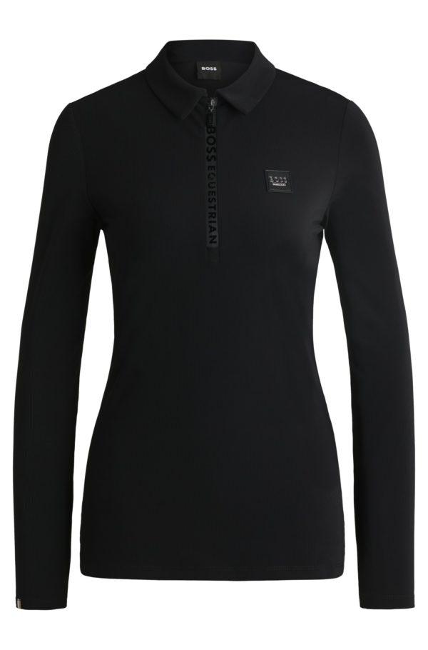 Hugo Boss Chemise d’entraînement d’équitation en piqué stretch