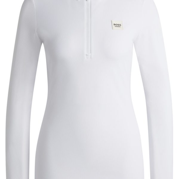 Chemise d’entraînement d’équitation en piqué stretch – Hugo Boss