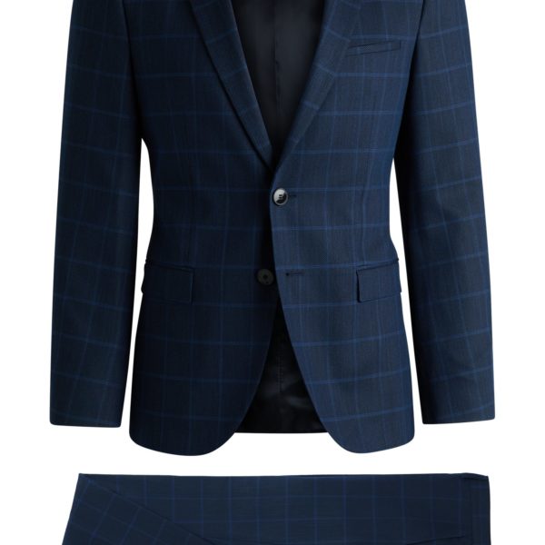 Costume Extra Slim en tissu stretch à carreaux – Hugo Boss