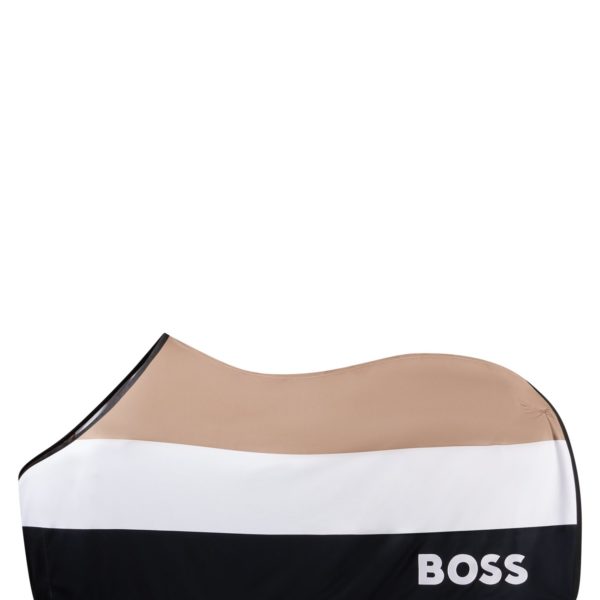 Hugo Boss Couverture séchante avec rayures larges emblématiques et logo