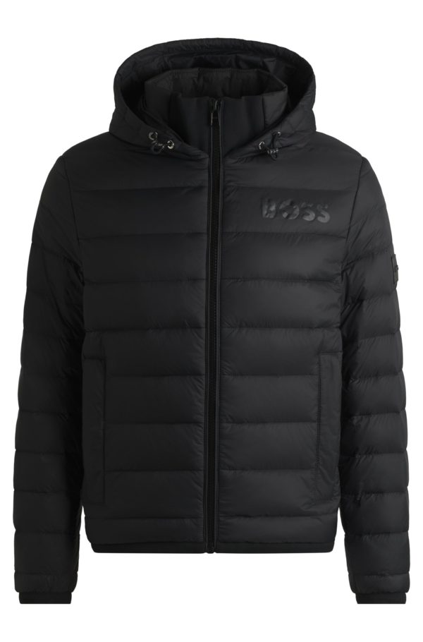 Hugo Boss Doudoune déperlante à logo ton sur ton