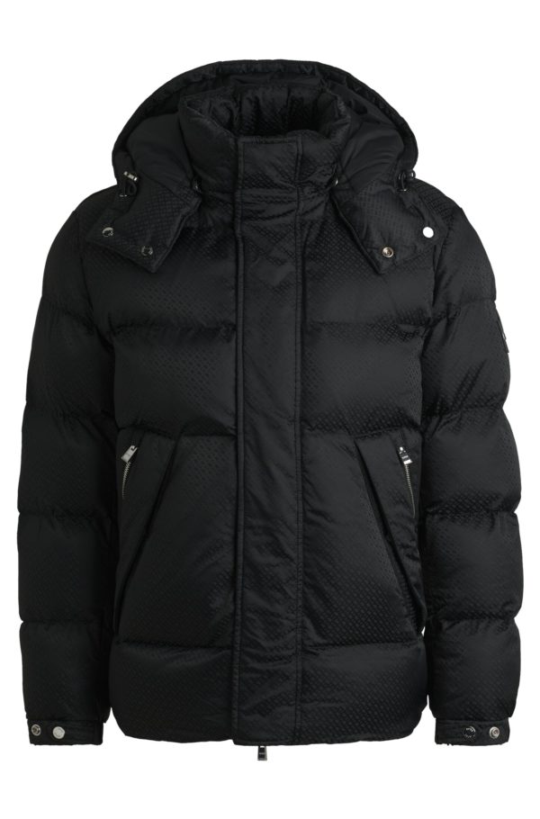 Hugo Boss Doudoune déperlante à micro-monogrammes