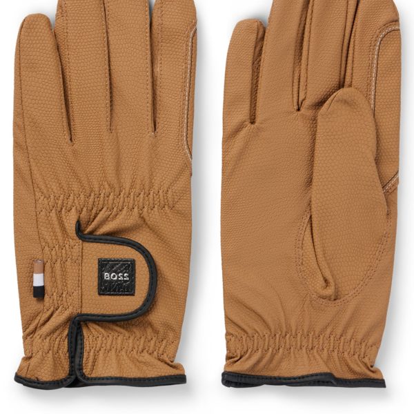 Hugo Boss Gants d’équitation en similicuir