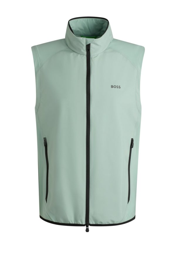 Hugo Boss Gilet de golf déperlant avec détails réfléchissants décoratifs