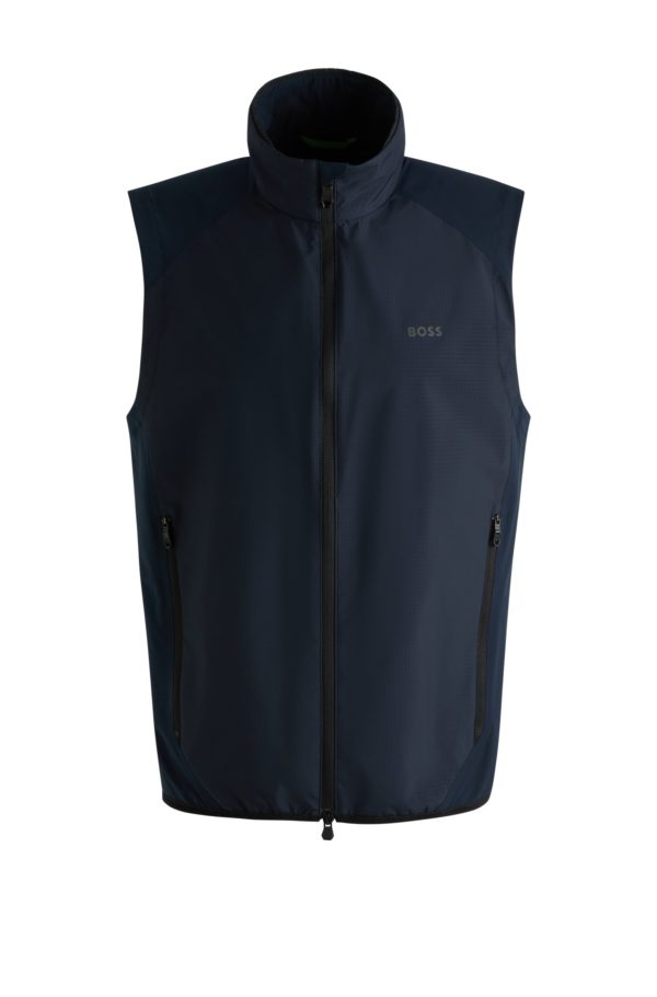 Hugo Boss Gilet de golf déperlant avec détails réfléchissants décoratifs