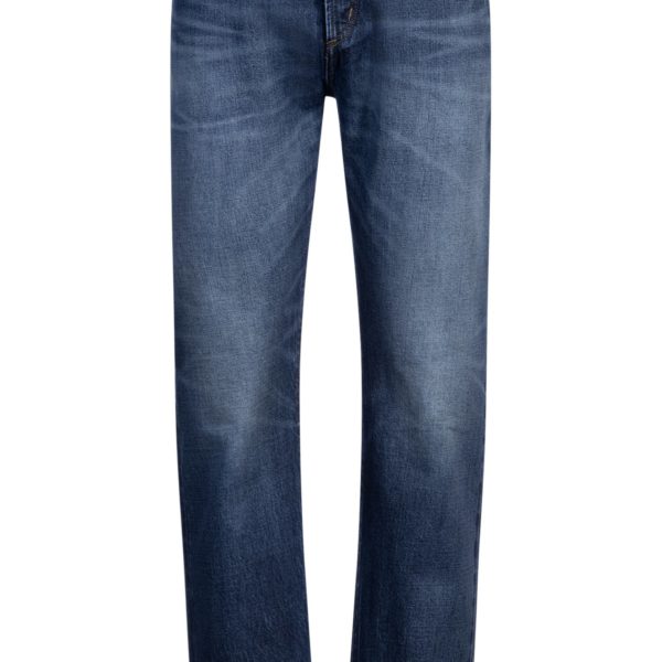 Jean Classic en denim selvedge bleu – Hugo Boss