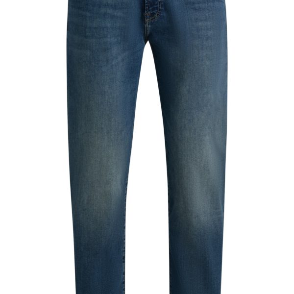 Hugo Boss Jean Regular Maine en denim bleu très stretch