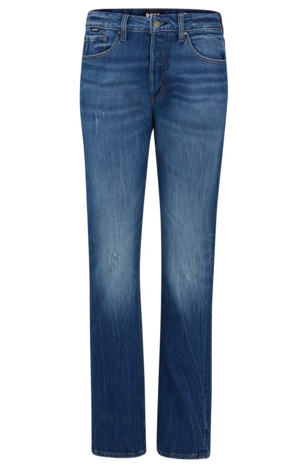 Hugo Boss Jean confortable en denim stretch bleu