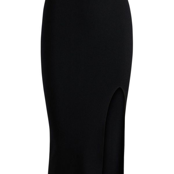 Hugo Boss Jupe Slim Fit en maille avec taille logotée