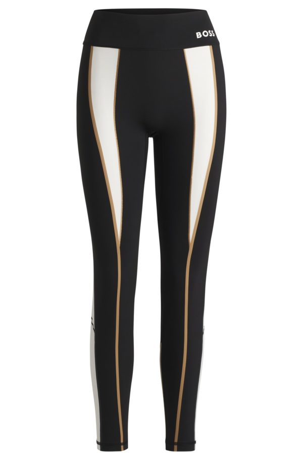 Hugo Boss Legging actif en tissu très stretch à détails contrastants