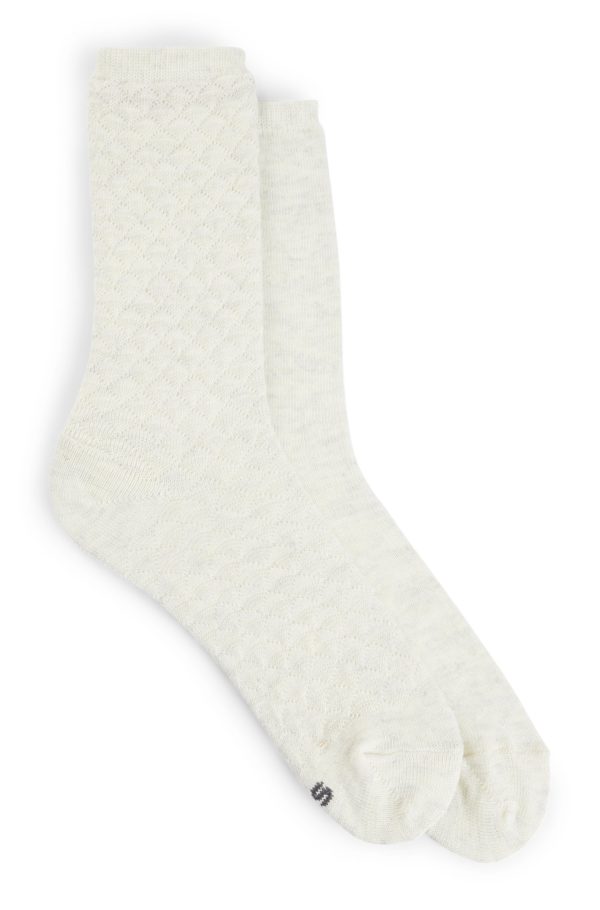 Hugo Boss Lot de deux paires de chaussettes mi-mollet effet brillant
