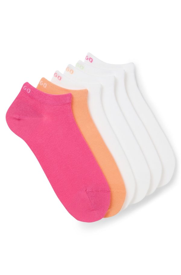 Hugo Boss Lot de six paires de chaussettes en coton mélangé