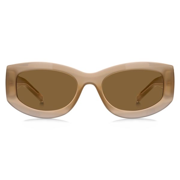 Hugo Boss Lunettes de soleil en acétate translucide avec logos