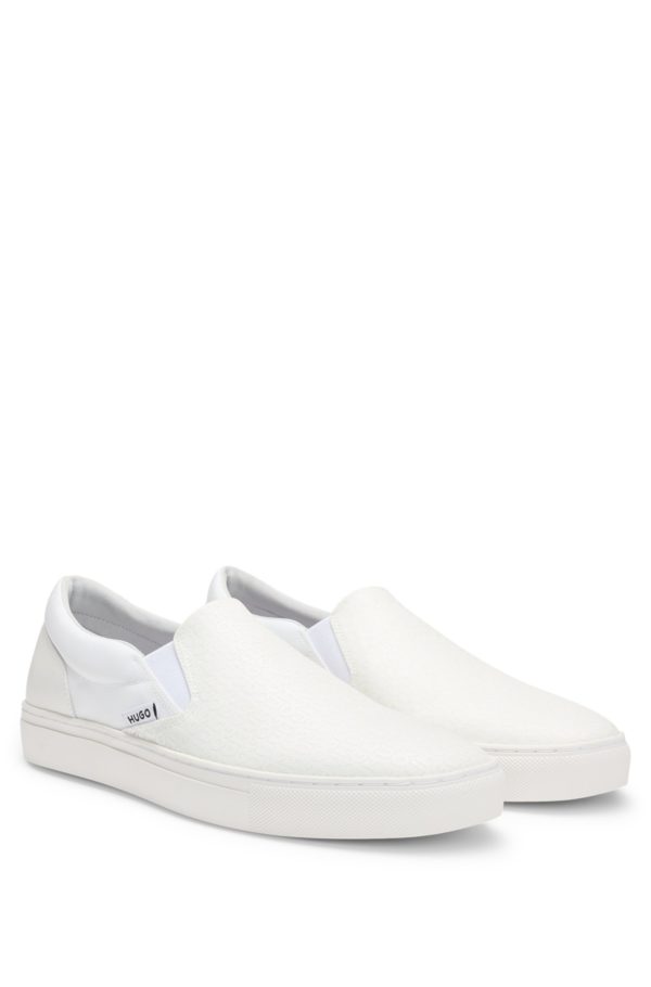 Hugo Boss Mocassins avec empeigne logotée