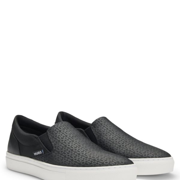 Mocassins avec empeigne logotée – Hugo Boss